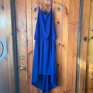 Hi Low Blue Dress Size L